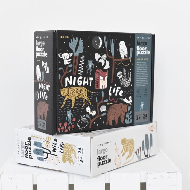 Wee Gallery Night Life Floor Jigsaw Puzzle