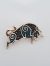 The Brown Bull Of Cooley - Hard Enamel Pin