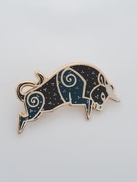 Image 3 of The Brown Bull Of Cooley - Hard Enamel Pin