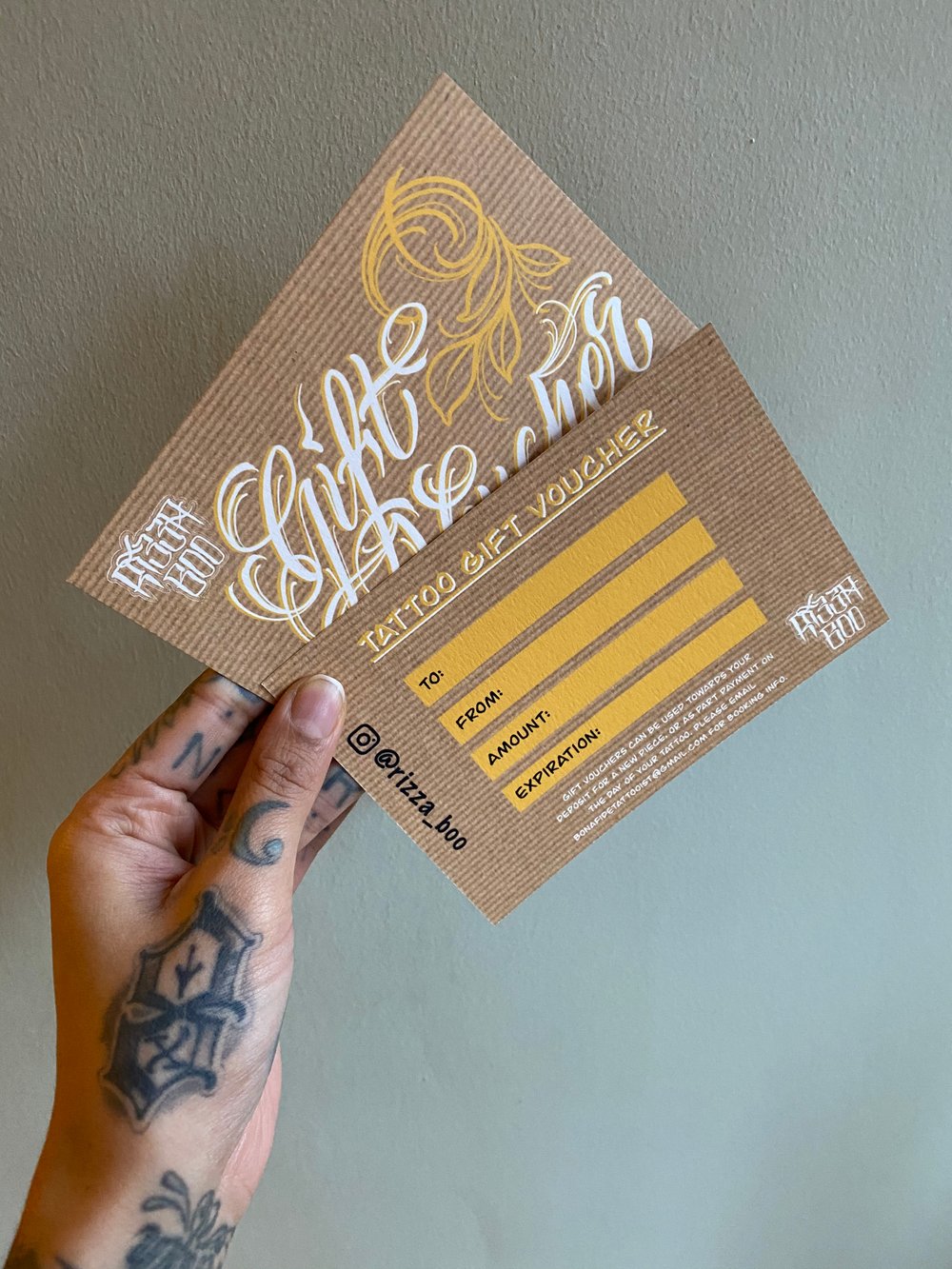 Image of Tattoo Gift Voucher
