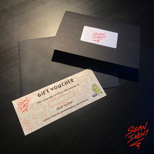Drum Lesson Gift Voucher