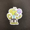 The Mad Mantis Sticker