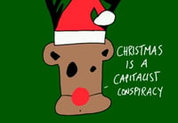 'Christmas Is A Capitalist Conspiracy' Festive Jumper - All Proceeds Donated to Emmaus Glasgow