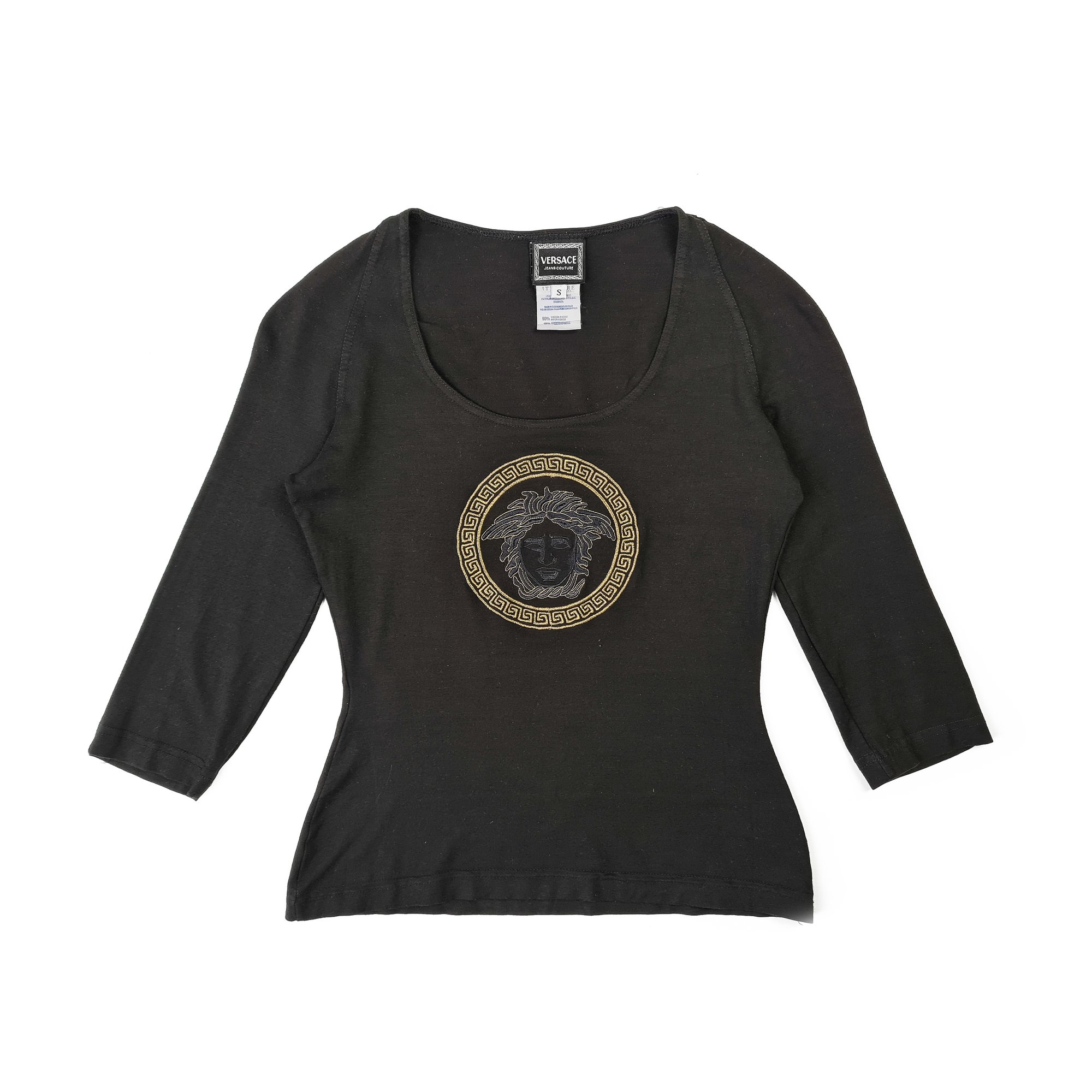 Image of Versace Gold Medusa Logo Top