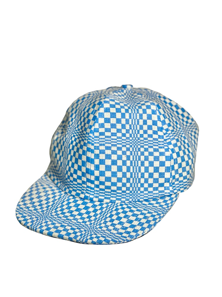 Image of Checkers in blue