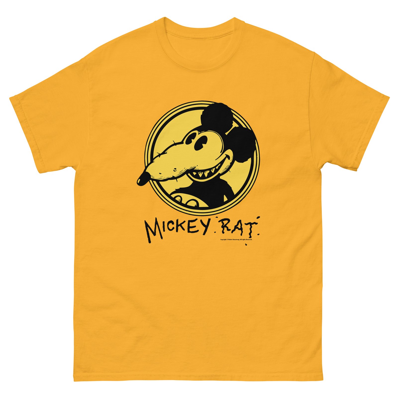 New Design - Robert Armstrong's Mickey Rat T-Shirt - Light Colors
