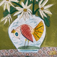 Image 2 of Folk Bird and Daisies