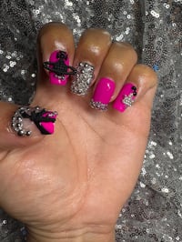 Image 10 of I’m  about that life short square gel press on Nails  