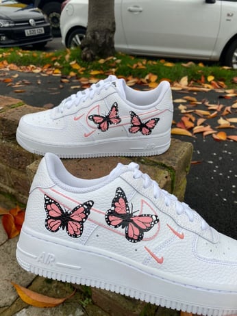 Air force 1 butterfly on sale effect