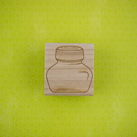 Image 1 of Ink Bottle (Short) Rubber Stamp