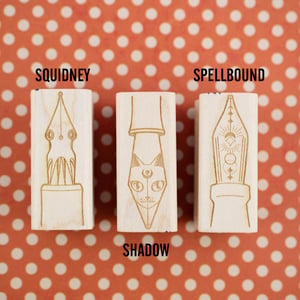 A Compendium of Unfamiliars: Fantasy Nib Rubber Stamps