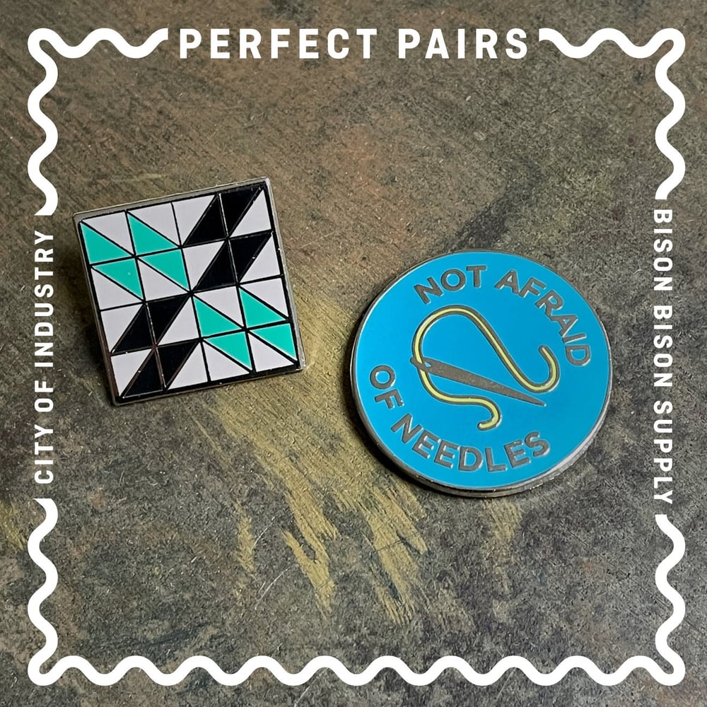 Image of Perfect Pairs: Needleminder + Quilt Block