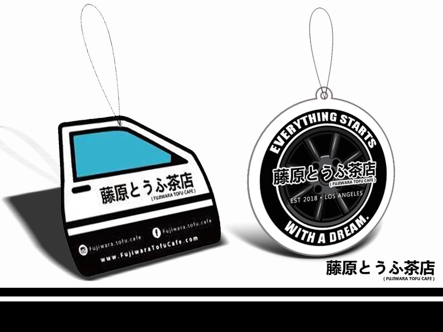 Image of 藤原とうふ茶店 Fujiwara Tofu Cafe Air Fresheners Combo