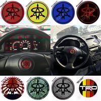 Image 1 of (CUSTOM) 2ZZYAMAYOTA Steering Wheel Badges