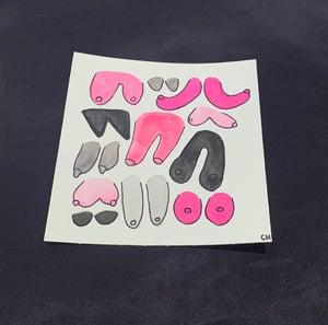 Image of Punk Rocker Titty Painting