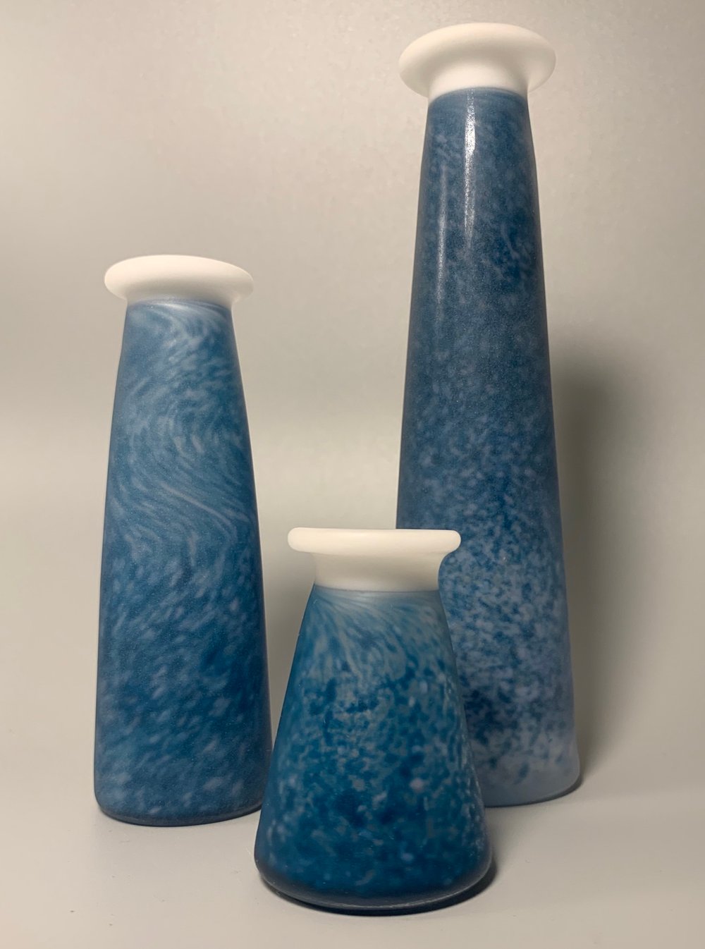 Small Vase Set ( Deep sea blue & Skyline )