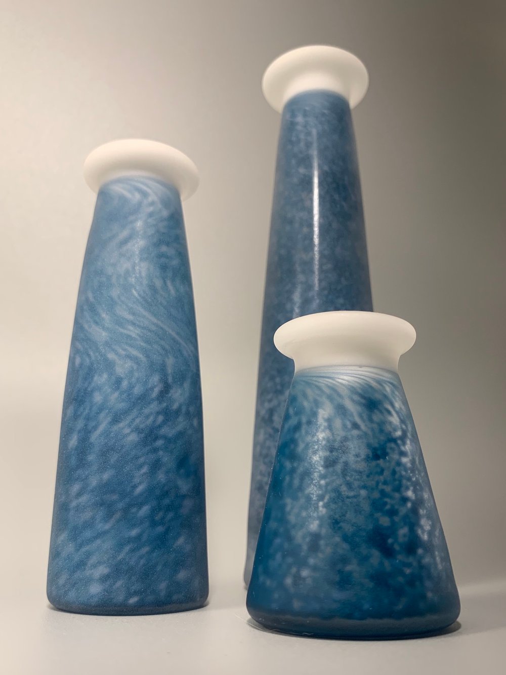 Small Vase Set ( Deep sea blue & Skyline ) 