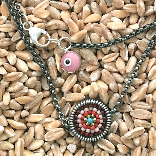 Image of Layering Necklace in Retro Colorway