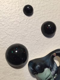 Image 3 of Long Ponytail Frankenstein Wall Mermaid with Resin Glitter Bubbles