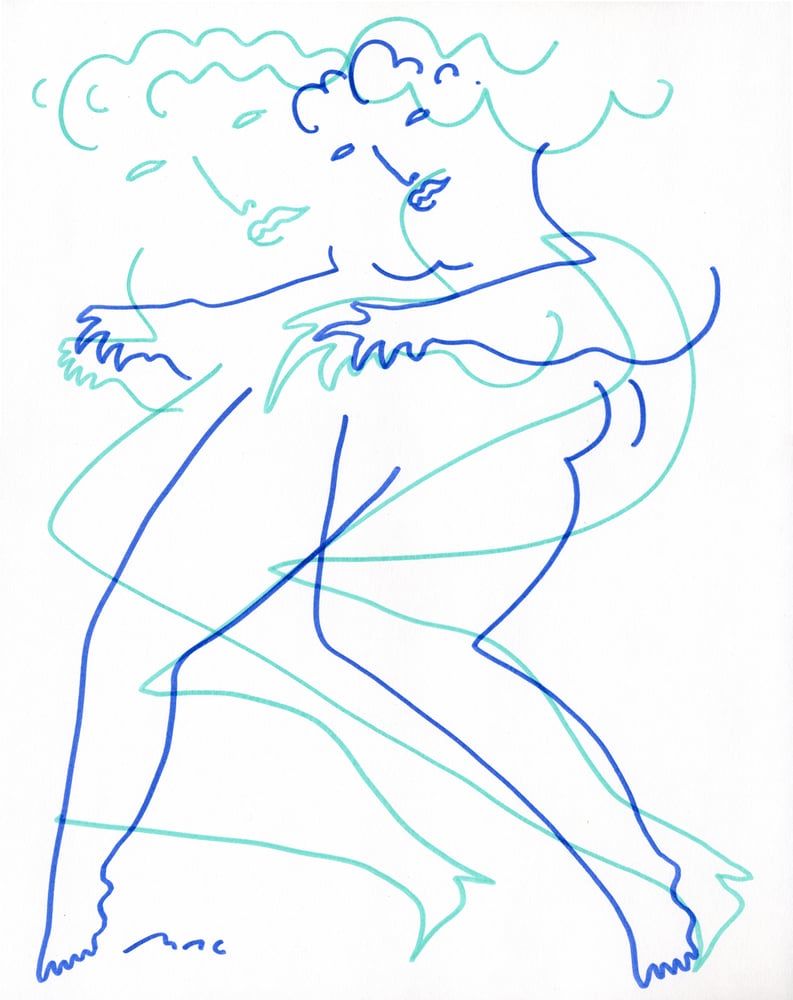 Image of "Cool Love #10" original work on paper