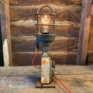 Image of Caged Mariner Lamp w/usb port