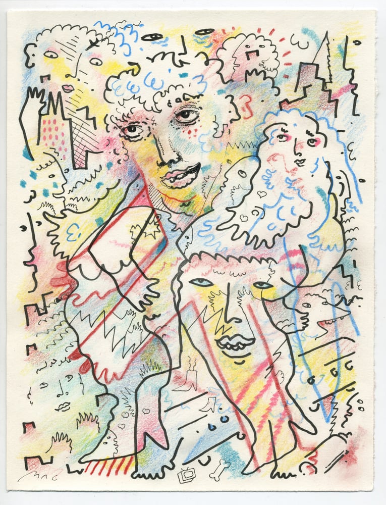 Image of "You've Been On My Mind" original work on paper