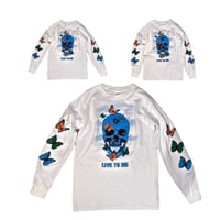 Live To Die “Butterfly Skull” Long Sleeve