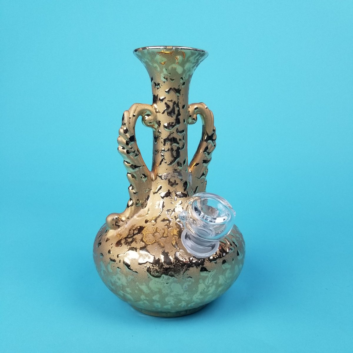 Image of 22k Weeping Gold Handle Vase