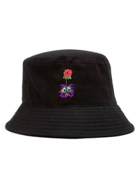 Image 1 of REVERSIBLE DON’T BE SCARED TO BLOSSOM BUCKET HAT 