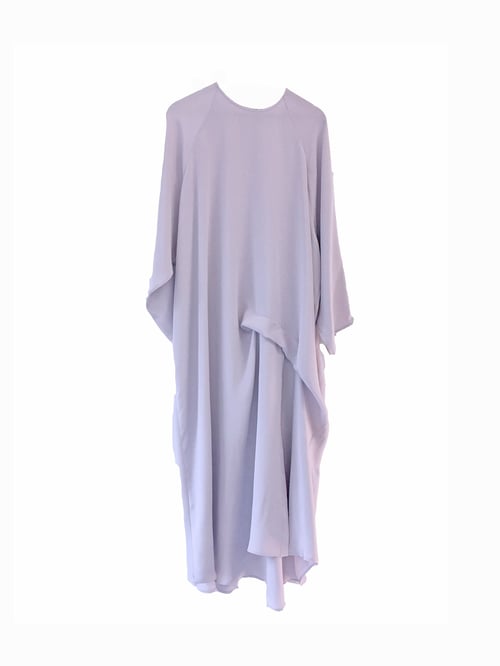 Image of Dress 1 Long Slit - Silk - Lavender