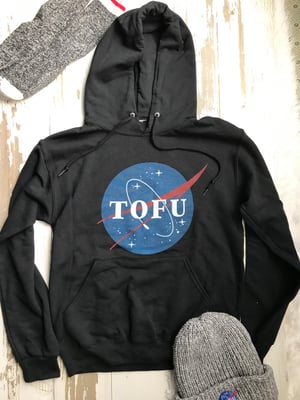 Image of Tofu Hoodie unisex (grey and black)