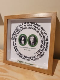 Image 1 of Joseph Plunkett and Grace Gifford box frame.