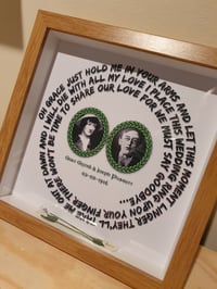 Image 2 of Joseph Plunkett and Grace Gifford box frame.