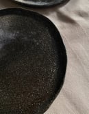 Image 3 of "La Vaisselle" stoneware flat textured dish in black