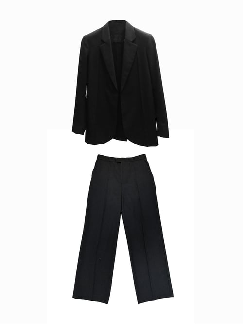 Image of Suit 2 - FULL SET - Wool - Black