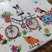 Image 3 of 'Bicycle Ride' Stone Coaster