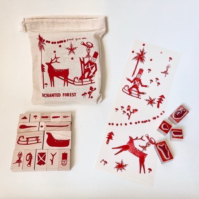 'ENCHANTED FOREST' stamp set