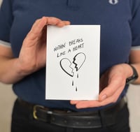 Image 1 of Postcard Nothing Breaks Like A Heart