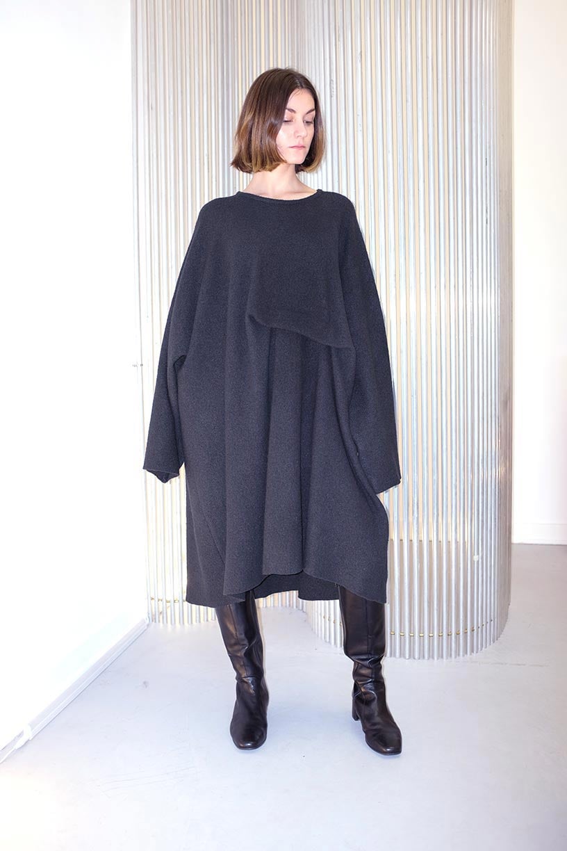 Image of Dress 1 - Organic wool - Black