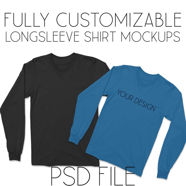 Download Longsleeve T Shirt Mockup Psd File Majorleaguehustle