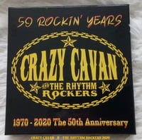 Image 1 of "50 ROCKIN' YEARS"  3 CD BOX SET -  CRAZY CAVAN 'N' THE RHYTHM ROCKERS CRCD17