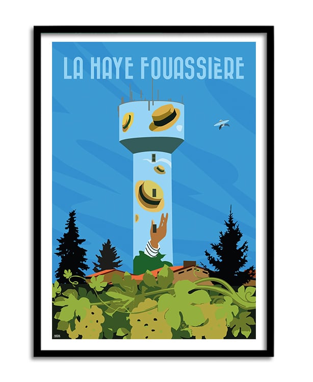 Image of La Haye Fouassière "Château d'Eau" 30x40cm