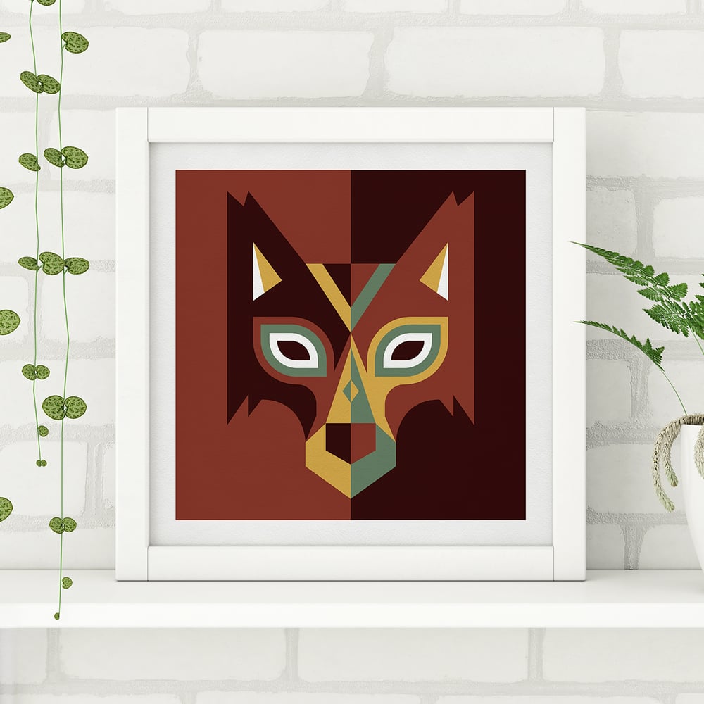 Image of Wood Animals - Wolf
