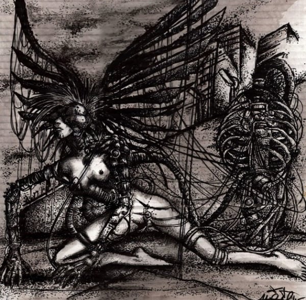 Image of “Cyber Angel” signed art prints 