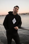PH Applique Stitch Hoodie-Black