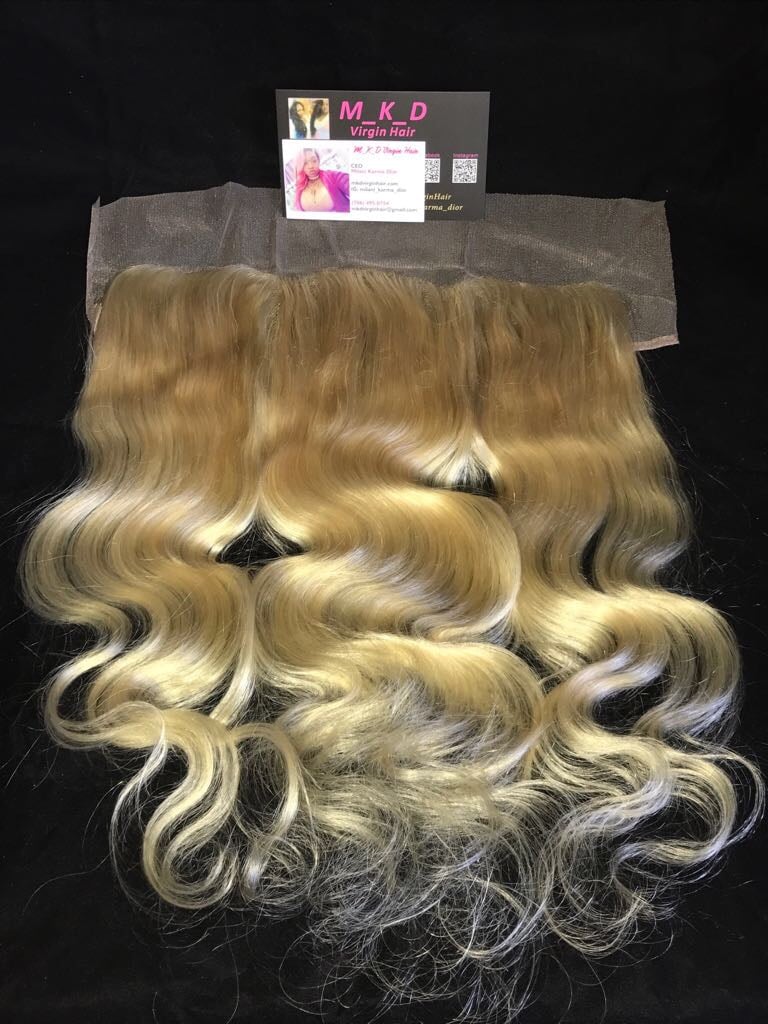 13x4 Blonde or Ombré Frontals 