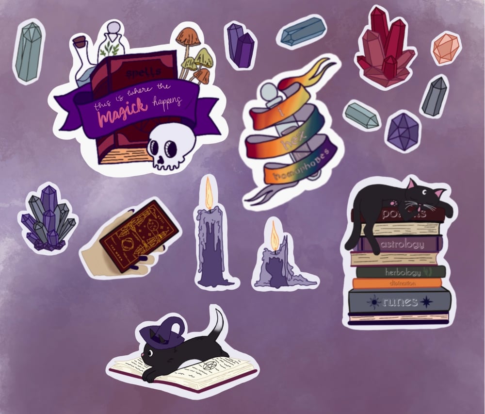 Image of Witch Sticker Pack