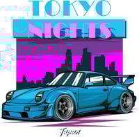 Image 4 of Tokyo NIghts RWB Inspired Tshirt