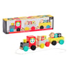 Petit Collage Wooden Pull Along Train Toy