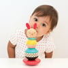 Petit Collage Wooden Bunny Stacking Toy